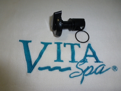 231510-Black Kit : Black Vita Spa Waterfall Valve Kit: Does not include white PVC body assembly.   