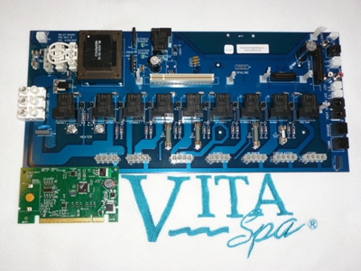 454005-DS, 454002-D, Vita Spa Relay Board,  Processor Card Combo : This set up is for a 220 Volt System (Electronic part that is not returnable) Vita Spa Relay Board, Processor Card combo 454005DS, 454002D,