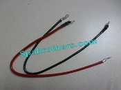 WS602 Heater Wires: (you get a red and a black wire with this kit). 