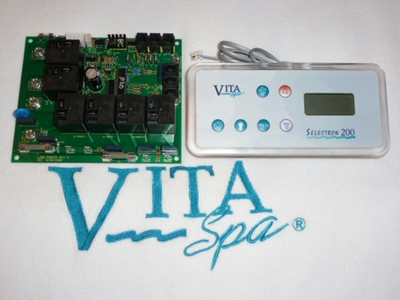 460083, 460086, Vita Spa L200 Circuit Board Combo, Selectron 200 Spa Side  SPA SIDE HAS NEW LOOK  (Electronic part that is not returnable) Vita Spa L200 Circuit Board and Selectron 200 Spa Side combo 460083, 460086, 0460083, 30460083, 0460086, 30460086, Consumer Engineering 460083, 460086,Vita Spa 460127, 460087, Consumer Engineering 460086, Selectron 200 Spa Side Controller,  vita spa controller, Vita Spa L200 Circuit board 460083 
